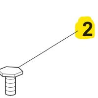 ÇIRPICI APARATI MERKEZ VİDASI AL300 (R.1-P.2)MUR/KARBONIUM EVO