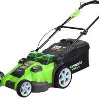 Greenworks 25367 Akülü-Şarjlı Çim Biçme Makinesi 49CM. (Çift Bıçak)